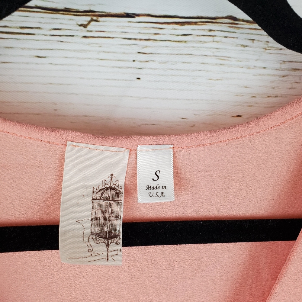 Anthropologie Sparrow V Neck Blouse - Picture 2 of 3